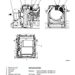 Komatsu Pc220-7, Pc220lc-7 Excavator Service Manual