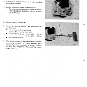 Komatsu Gd500r-2, Gd505r-2, Gd505a-2 Motor Grader Manual