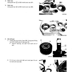 Komatsu Gd600r-1, Gd605r-1, Gd650r-1 Grader Service Manual