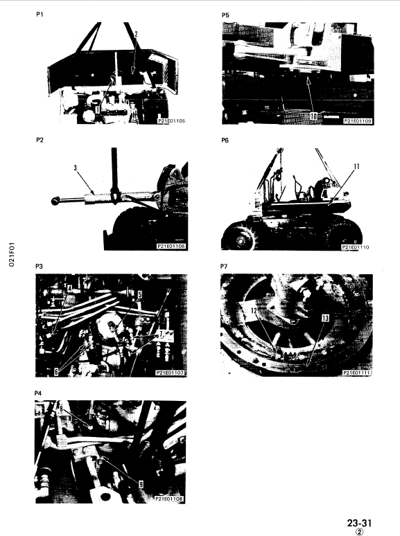 Komatsu Pw20-1 And Pw30-1 Excavator Service Manual