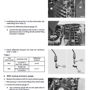 Komatsu Pw98mr-6 Excavator Service Manual