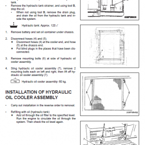 Komatsu Pc160-6k, Pc180lc-6k, 180nlc-6k Excavator Manual