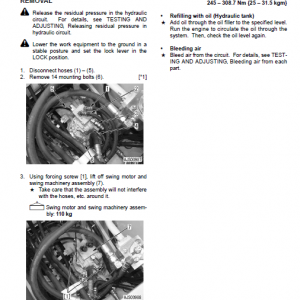 Komatsu Pc130-7 Excavator Service Manual