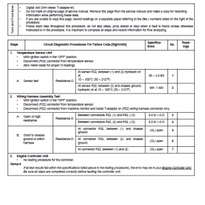 Komatsu Pc350ll-7e0 Excavator Service Manual