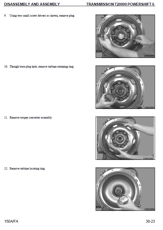 Komatsu 150a And 150fa Hydraulic Crane Service Manual