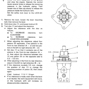 Komatsu Pc200-5, Pc200lc-5, Pc220-5, Pc220lc-5 Excavator Manual