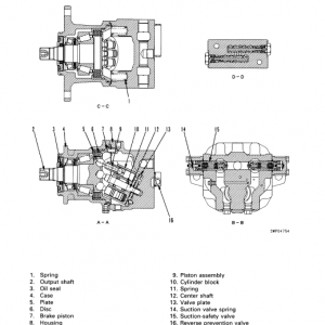 Komatsu Pc450-6, Pc450lc-6, Pc450-6k, Pc450lc-6k Excavator Manual