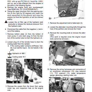 Komatsu Pc78uu-6, Pc78us-6 Excavator Service Manual