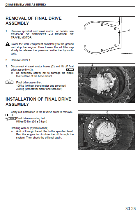 Komatsu Pc160-6k, Pc180lc-6k, 180nlc-6k Excavator Manual