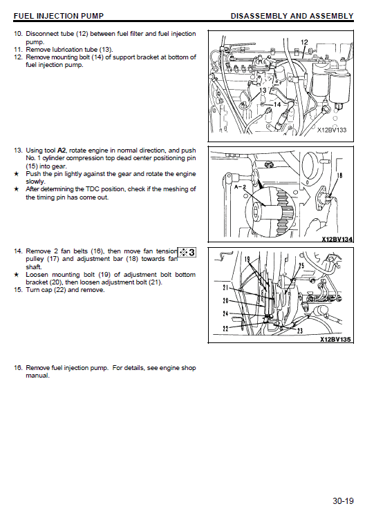 Komatsu Pc200z-6le Excavator Service Manual