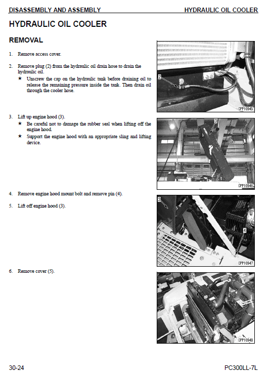 Komatsu Galeo Pc300ll-7l Excavator Service Manual