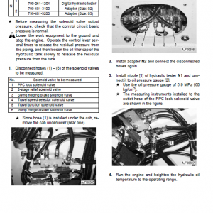 Komatsu Pc160lc-7 Excavator Service Manual