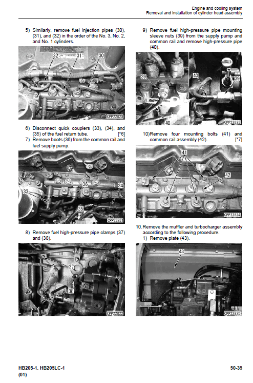 Komatsu Pc88mr-8 Excavator Service Manual