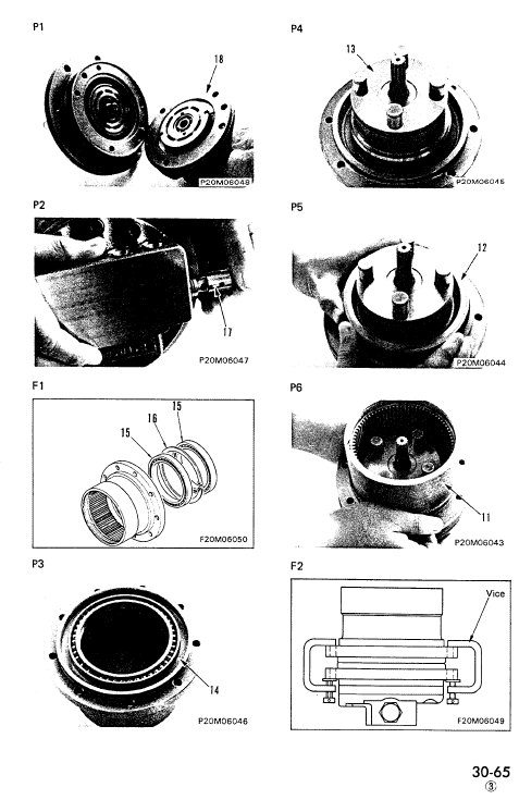 Komatsu Pc05-6, Pc07-1, Pc10-6, Pc15-2 Excavator Manual