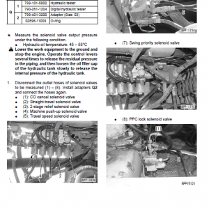 Komatsu Pc1250-8, Pc1250sp-8, Pc1250lc-8 Excavator Service Manual