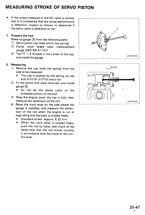 Komatsu Pc100-5 And Pc120-5 Excavator Service Manual