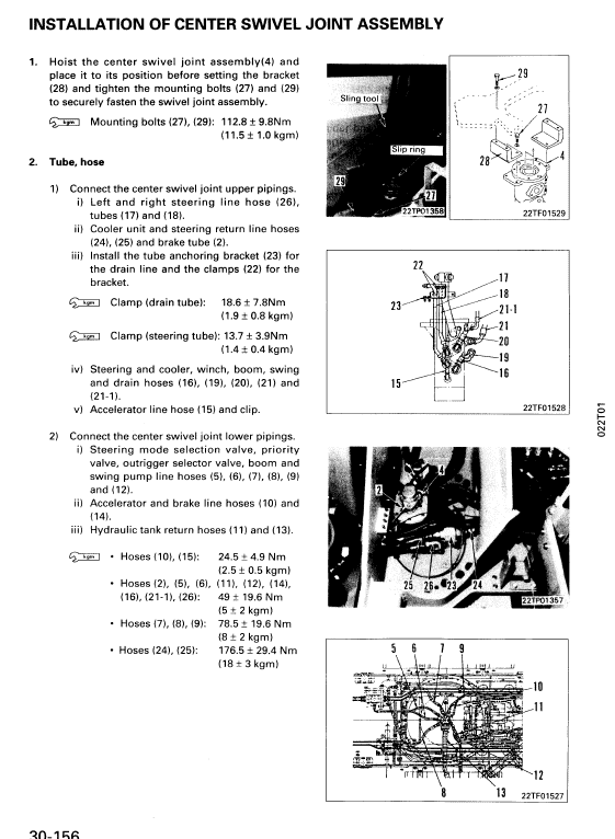 Komatsu Lw80 Crane Service Manual