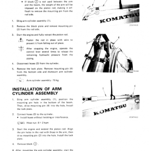 Komatsu Pc60-5, Pc60l-5, Pc60u-5 Excavator Service Manual