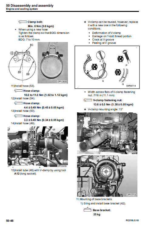 Komatsu Pc210lc-10 Excavator Service Manual