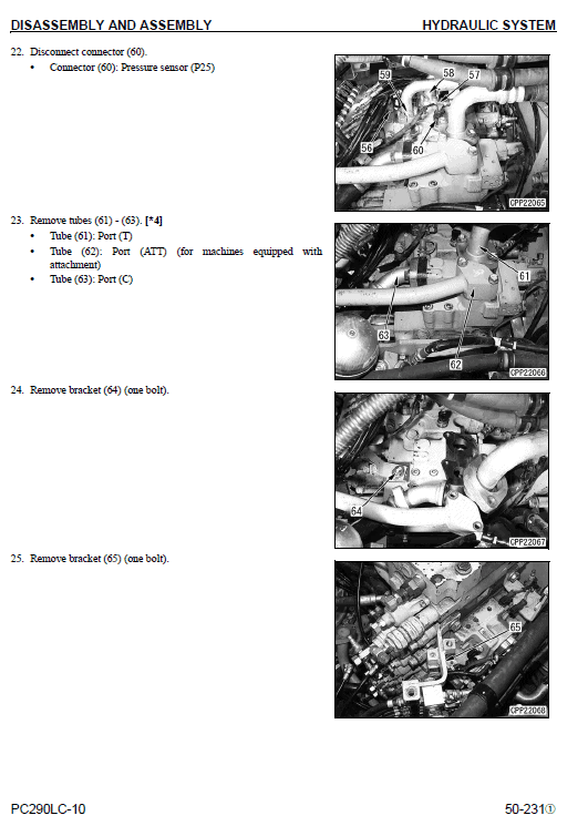 Komatsu Pc290lc-10 Excavator Service Manual