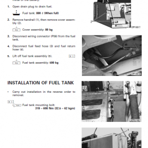 Komatsu Pc600-6, Pc600lc-6 Excavator Service Manual