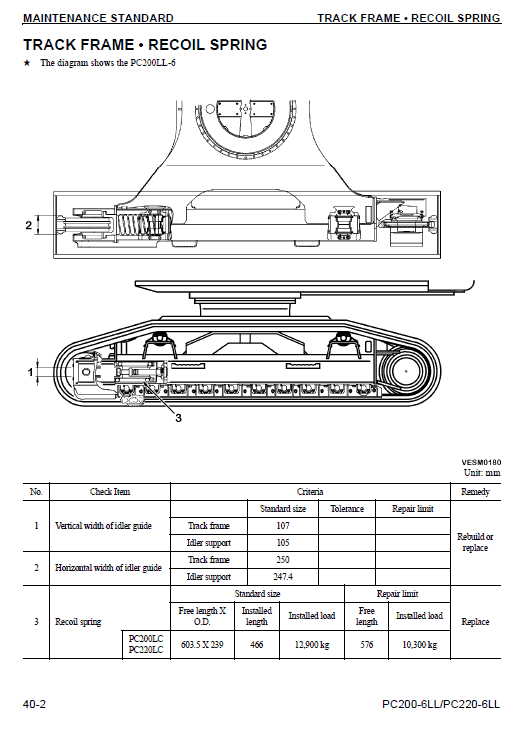 Komatsu Pc200ll-6 Pc220ll-6 Excavator Service Manual