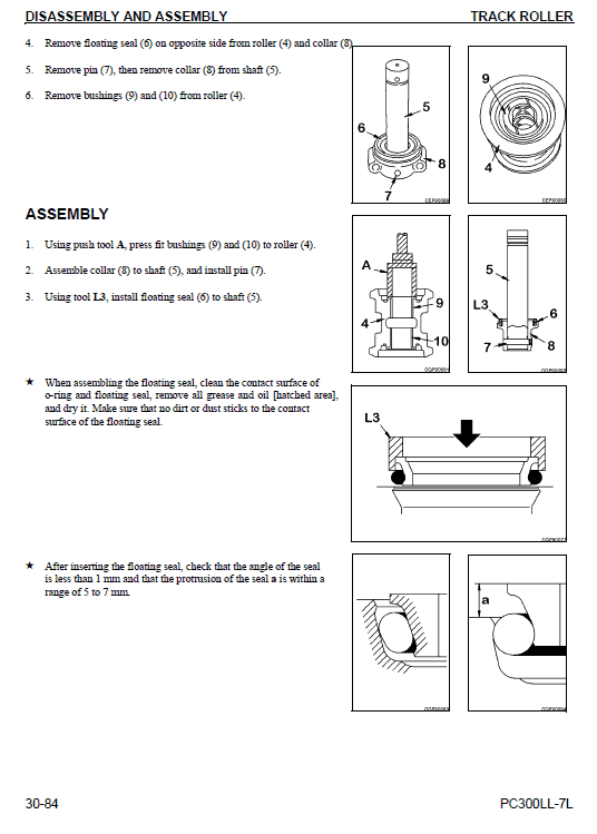 Komatsu Galeo Pc300ll-7l Excavator Service Manual