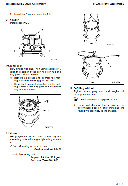 Komatsu Pc220-7, Pc220lc-7 Excavator Service Manual