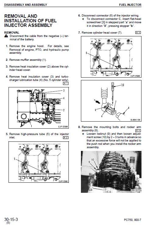 Komatsu Pc750-7, Pc750lc-7, Pc800-7, Pc800se-7 Excavator Service Manual