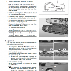 Komatsu Pc12r-8, Pc15r-8 Excavator Service Manual