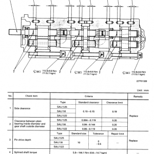 Komatsu Lw80 Crane Service Manual