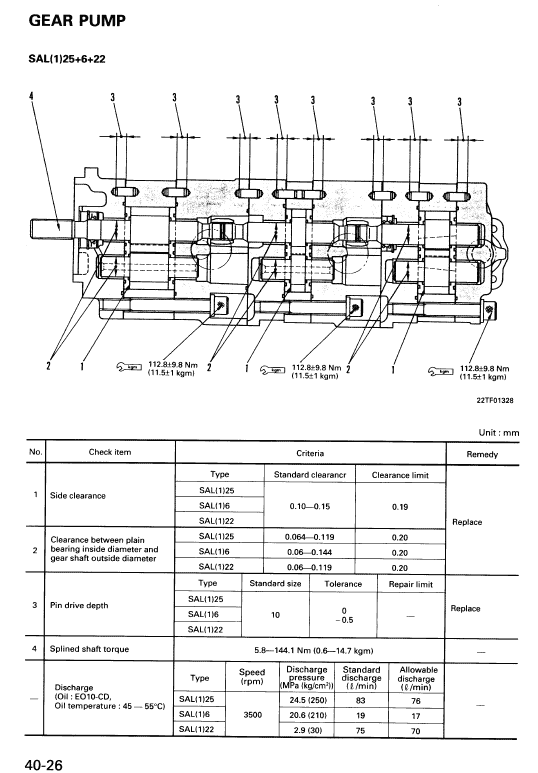 Komatsu Lw80 Crane Service Manual