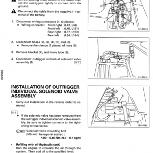 Komatsu Lw250-5 Crane Service Manual