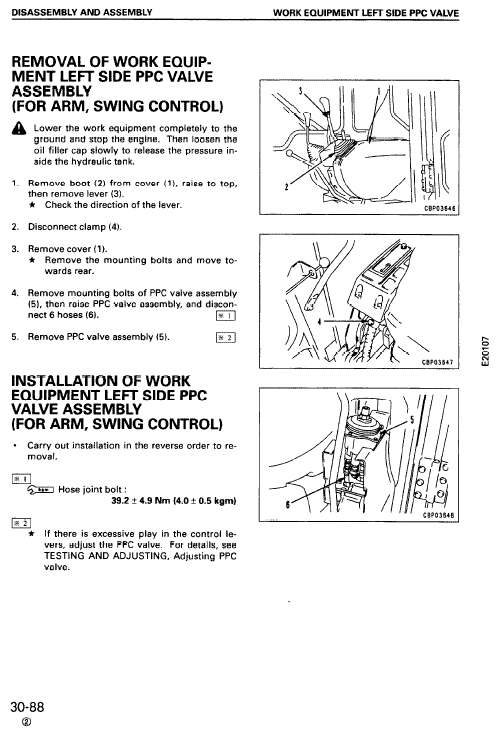 Komatsu Pc60-7 And Pc60-7b Excavator Service Manual