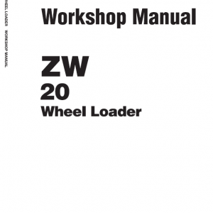 Hitachi Zw20 Wheel Loader Service Manual