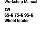 Hitachi Zw65-6 , Zw75-6, Zw95-6 Wheel Loader Service Manual