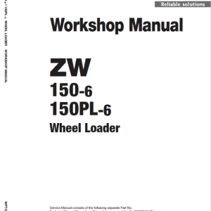 Hitachi Zw150-6 Wheel Loader Service Manual