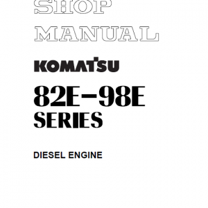 Komatsu 82e, 84e, 88e, 94e, 98e Series Engine Manual