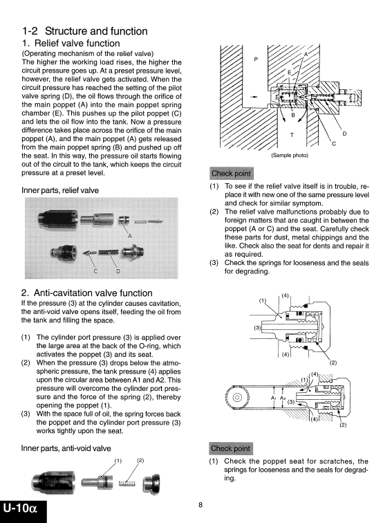 Kubota U10, U20, U30, U45 Excavator Workshop Manual