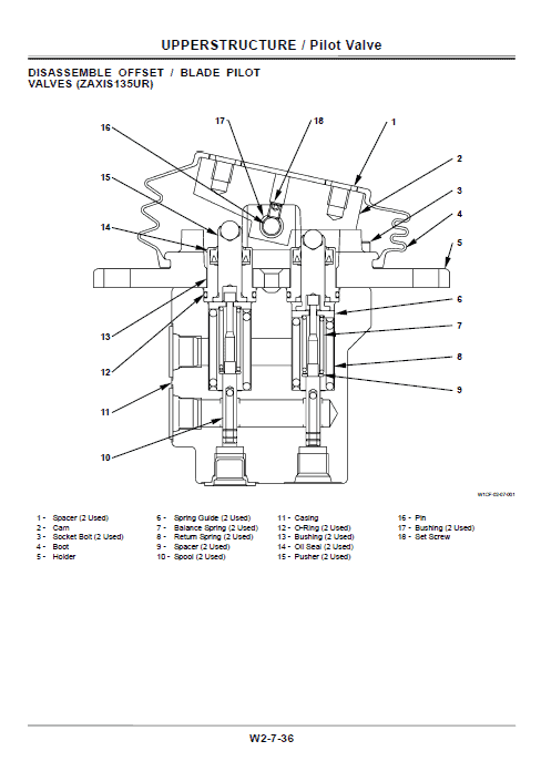 Hitachi Zx125us, Zx135us, Zx135ur Excavator Service Manual