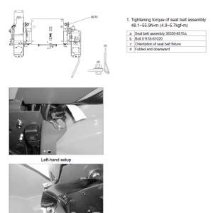 Kubota U20-3, U25-3 Excavator Workshop Manual