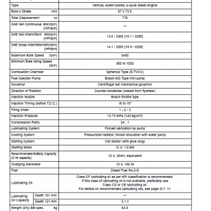 Komatsu 67e-1 Series 3d67e-1a Engine Manual