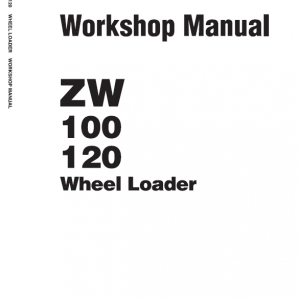 Hitachi Zw100 And Zw120 Wheel Loader Service Manual