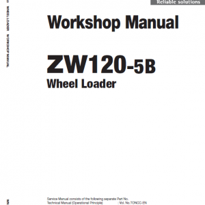 Hitachi Zw120-5b Wheel Loader Service Manual