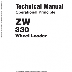 Hitachi Zw330, Zw330-6 Wheel Loader Service Manual