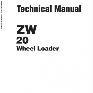 Hitachi Zw20 Wheel Loader Service Manual