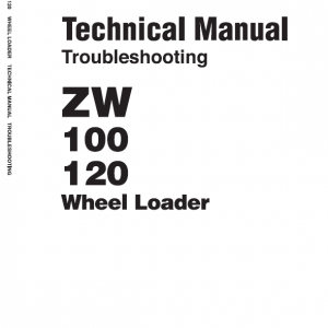 Hitachi Zw100 And Zw120 Wheel Loader Service Manual