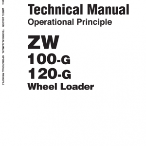 Hitachi Zw100-g, Zw120-g Wheel Loader Service Manual