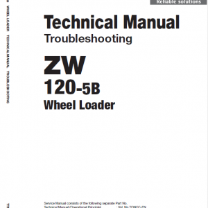 Hitachi Zw120-5b Wheel Loader Service Manual