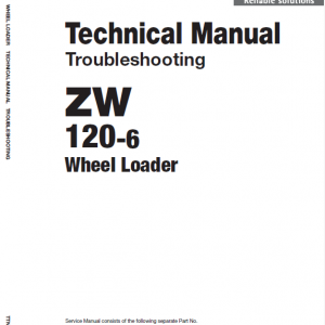 Hitachi Zw120-6 Wheel Loader Service Manual